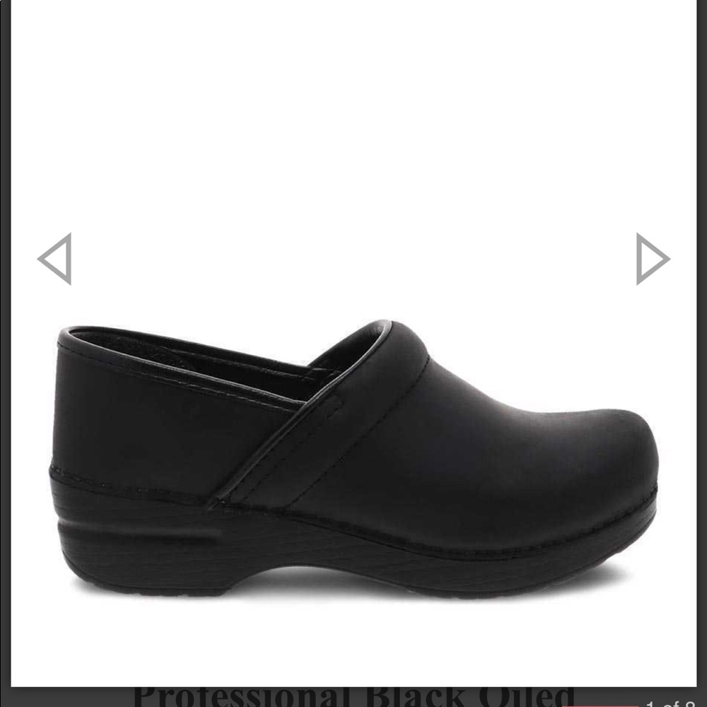 Dansko Black Oiled Leather Men's Shoes